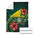 Tokelau Polynesian Premium Blanket - Green Turtle Hibiscus - Polynesian Pride