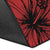 Guam Polynesian Area Rug - Summer Plumeria (Black) - Polynesian Pride