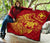 Hawaii Polynesian Personalised Premium Quilt - Vintage Polynesian Turtle (Red) - Polynesian Pride