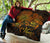 Hawaii Turtle Ohana Hibiscus Poly Premium Quilt Yellow - Polynesian Pride