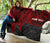 Samoa Personalised Premium Quilt - Samoa Coat Of Arms With Polynesian Patterns In Heartbeat Style (Red) - Polynesian Pride