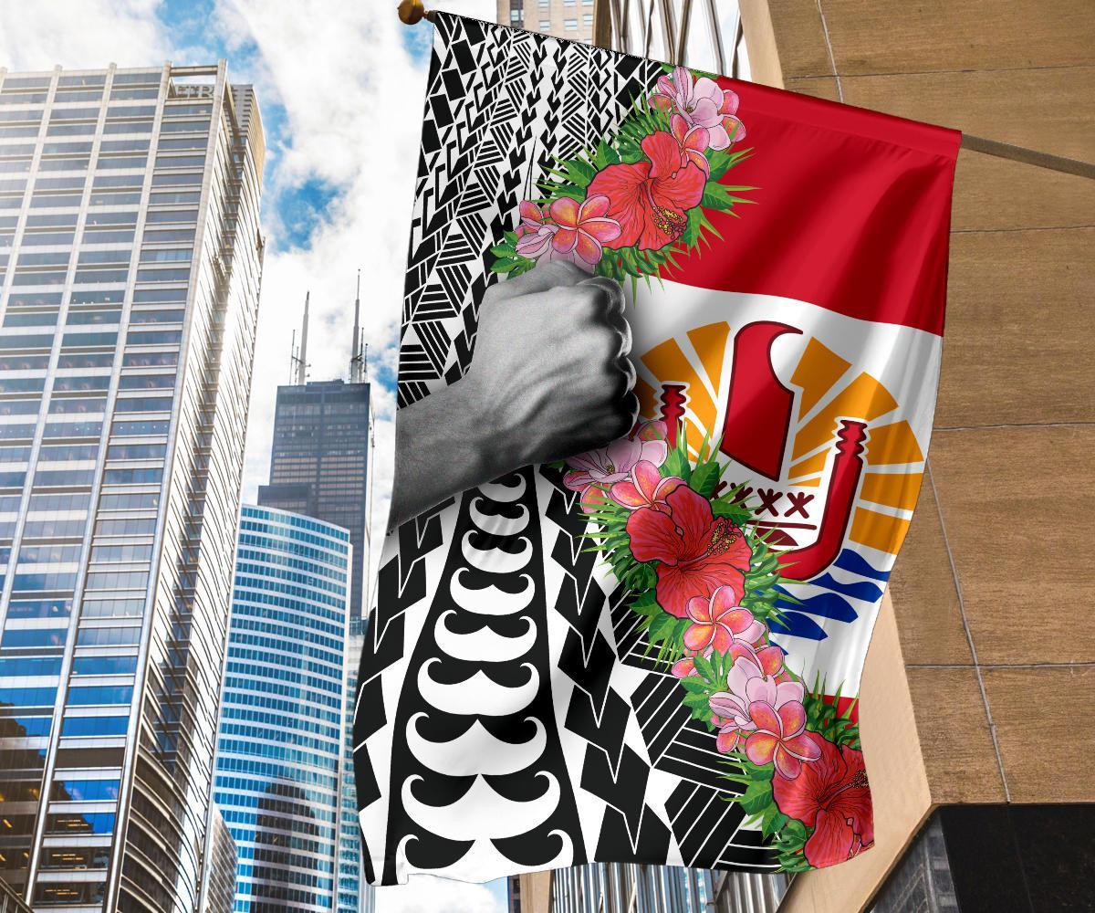 Tahiti Flag - Curve Style - Polynesian Pride