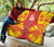 New Caledonia Premium Quilt - New Caledonia Coat Of Arms Polynesian Yellow Tattoo - Polynesian Pride