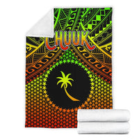 Polynesian Chuuk Premium Blanket - Reggae Vintage Polynesian Patterns - Polynesian Pride