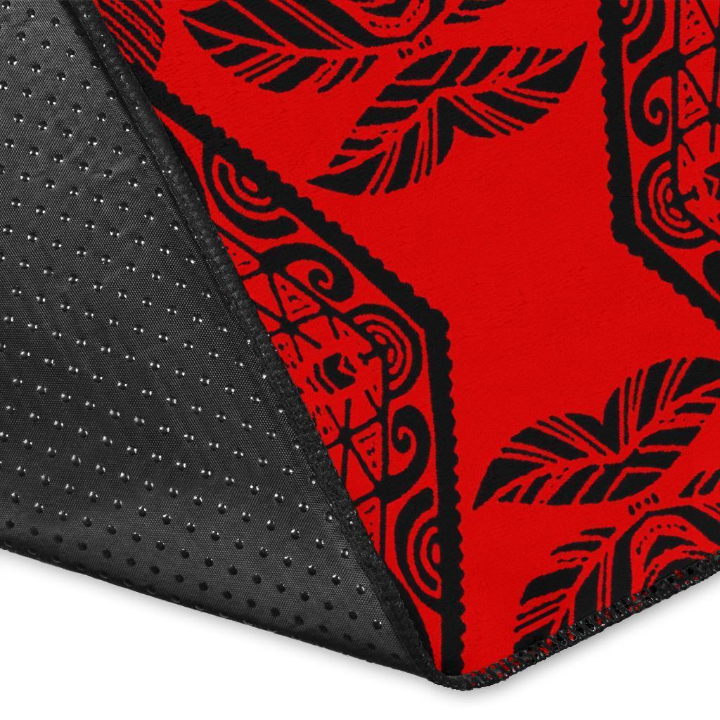 Hawaii Area Rug Polynesian Plumeria Mix AH - Polynesian Pride