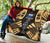Samoa Premium Quilt - Samoa Coat Of Arms Polynesian Gold Tattoo - Polynesian Pride