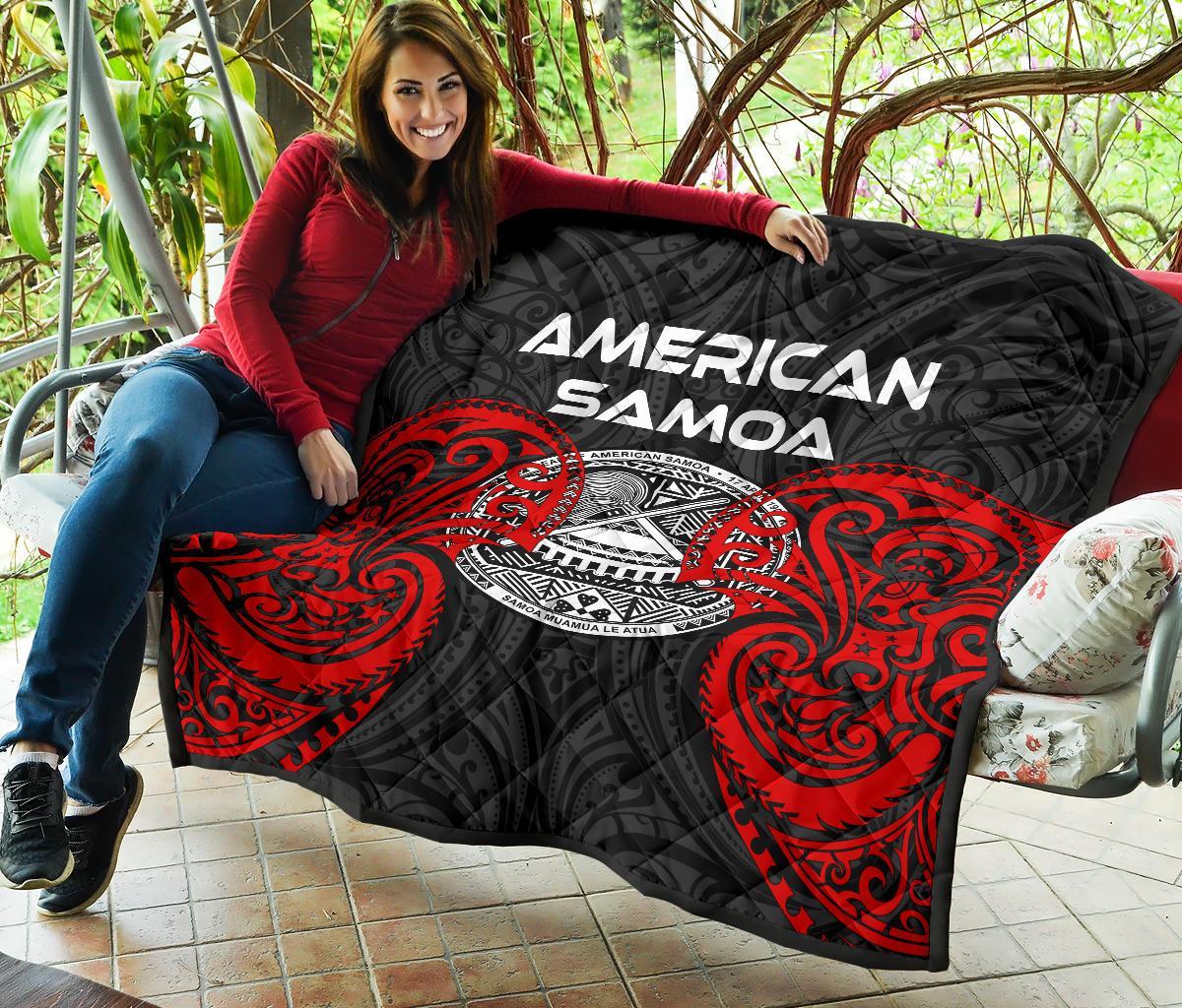 American Samoa Polynesian Premium Quilt - American Samoan Spirit - Polynesian Pride