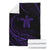 Hawaii Turtle Hibicus Premium Blanket - Frida Style - Purple - Polynesian Pride
