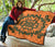 Hawaiian Quilt Turtle Pattern New Orange Premium Quilt - Skin Style - AH - Polynesian Pride