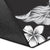 Black n White Hibiscus Area Rug - Polynesian Pride