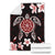 Hawaiian Reddie Turtle Plumeria Blanket White - Polynesian Pride