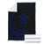 Hawaii Turtle Hibicus Premium Blanket - Frida Style - Blue - Polynesian Pride