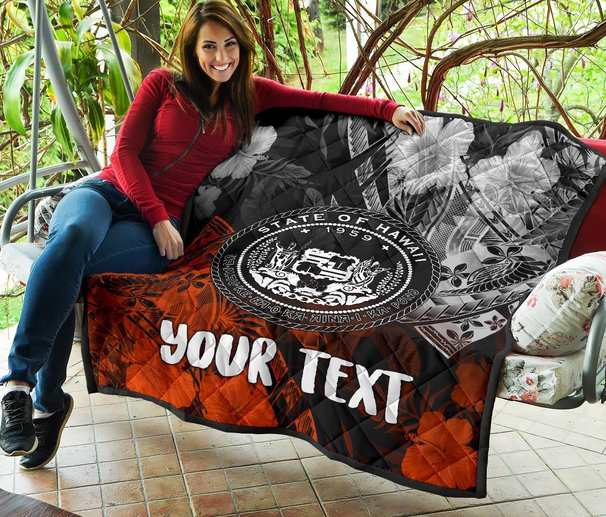 Polynesian Hawaii Personalised Premium Quilt - Vintage Polynesian Style - Polynesian Pride