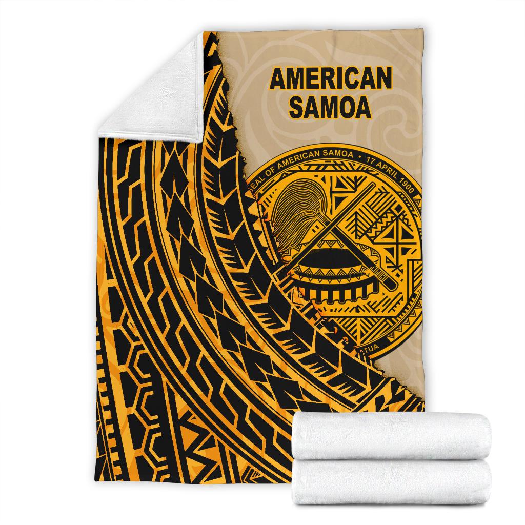 American Samoa Premium Blanket - Polynesian Wild Style - Polynesian Pride