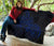 Hawaii Map Turtle Hibiscus Divise Blue Polynesian Premium Quilt - Polynesian Pride