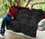 Hawaiian Kakau Honu Arc Gray Polynesian Premium Quilt - Polynesian Pride