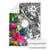 Marshall Islands Premium Blanket White - Turtle Plumeria Banana Leaf - Polynesian Pride