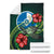 Yap Polynesian Premium Blanket - Green Turtle Hibiscus - Polynesian Pride