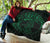 Polynesian Quilt - Polynesian Green Seahorse Tattoo - Polynesian Pride