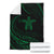 Hawaii Turtle Hibicus Premium Blanket - Frida Style - Green - Polynesian Pride