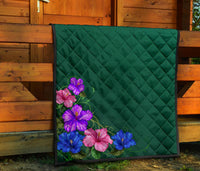 Only Hibiscus Premium Quilt - Polynesian Pride