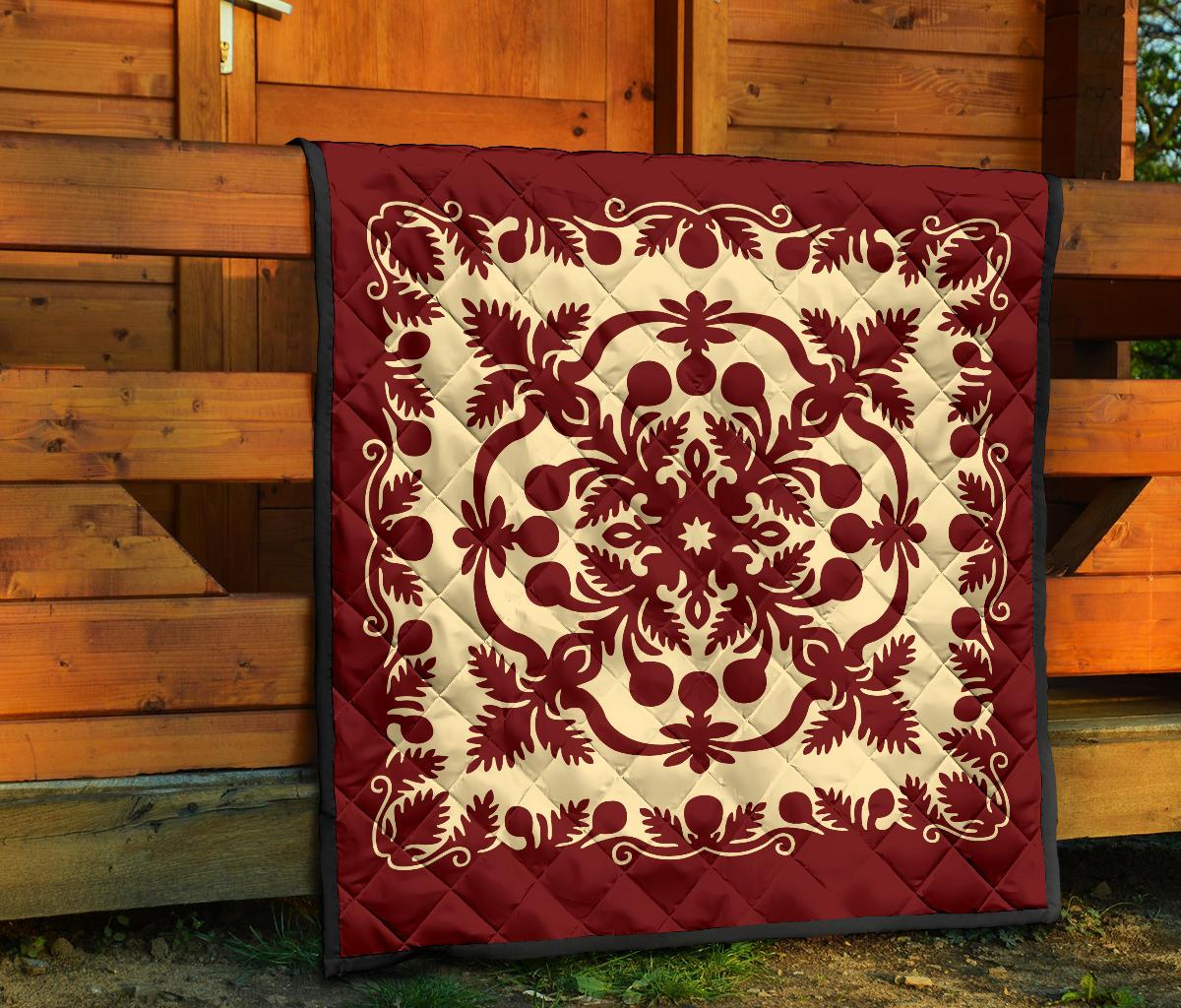Hawaiian Quilt Royal Premium Quilt - Polynesian Pride