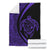 Hawaii Turtle Map Polynesian Premium Blanket - Purple - Circle Style - Polynesian Pride