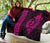 Hawaii Kakau Makau Fish Hook Polynesian Premium Quilt - Pink - Polynesian Pride