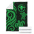 Polynesian Hawaii Premium Blanket - Green Tentacle Turtle - Polynesian Pride