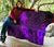 Aotearoa Maori Premium Quilt Silver Fern Koru Vibes Purple - Polynesian Pride