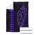 Hawaii Kakau Makau Fish Hook Polynesian Premium Blanket - Purple - Polynesian Pride