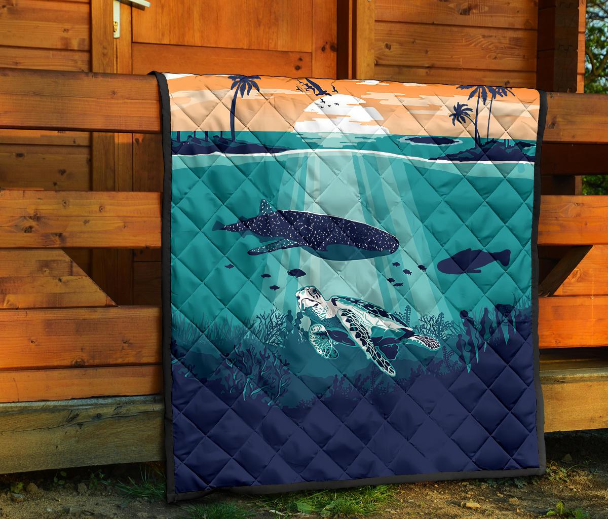 Sea Sunset Premium Quilt - Polynesian Pride