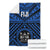 Fiji Premium Blanket - Fiji Seal With Polynesian Tattoo Style (Blue) - Polynesian Pride