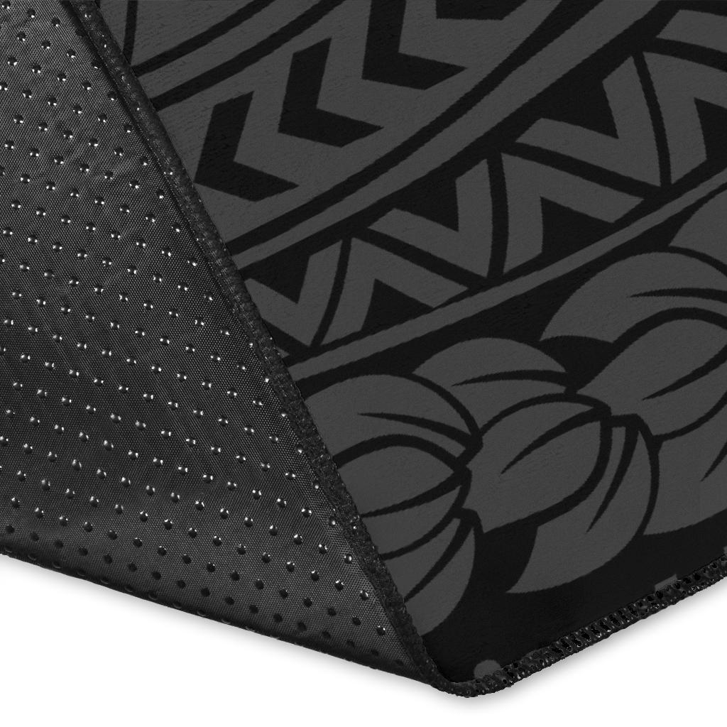 Hawaii Area Rug Polynesian Hawaiian Style Tribal Tattoo AH - Polynesian Pride