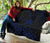 Hawaii Turtle Hibicus Premium Quilt - Frida Style - Blue - Polynesian Pride