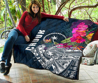 Chuuk Premium Quilt - Chuuk Summer Vibes - Polynesian Pride