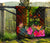 Fiji Polynesian Personalised Premium Quilt - Hibiscus and Banana Leaves - Polynesian Pride