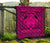Hawaii Polynesian Pele Kanaka Premium Quilt Pink - Polynesian Pride
