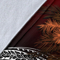 Papua New Guinea Premium Blanket - Polynesian Palm Tree - Polynesian Pride