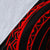 Hawaii Turtle Hibicus Premium Blanket - Frida Style - Red - Polynesian Pride
