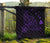 Rays Hawaii Map Polynesian Premium Quilt - Purple - Polynesian Pride