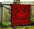 Hawaii Polynesian Pele Kanaka Premium Quilt Red - Polynesian Pride