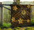 Hawaii Mix Polynesian Turtle Plumeria Premium Quilt - AH - Nick Style - Brown - Polynesian Pride