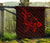 Hawaii Shark Red Polynesian Premium Quilt - Polynesian Pride