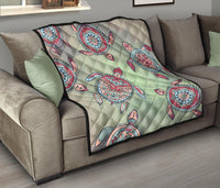 Turtle Color Premium Quilt - Polynesian Pride