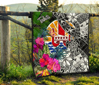 Tahiti Premium Quilt - Turtle Plumeria Banana Leaf - Polynesian Pride