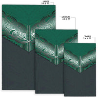 New ZealandKoru Polynesian Tattoo New Zealand Area Rug - Polynesian Pride