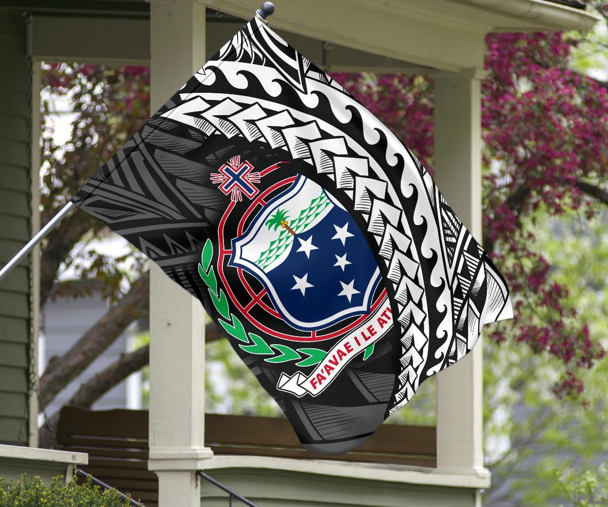 Samoa Flag - Custom Personalised Wings Style - Polynesian Pride