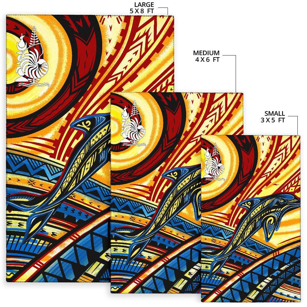 New Caledonia Area Rug - Dolphin Surfing - Polynesian Pride