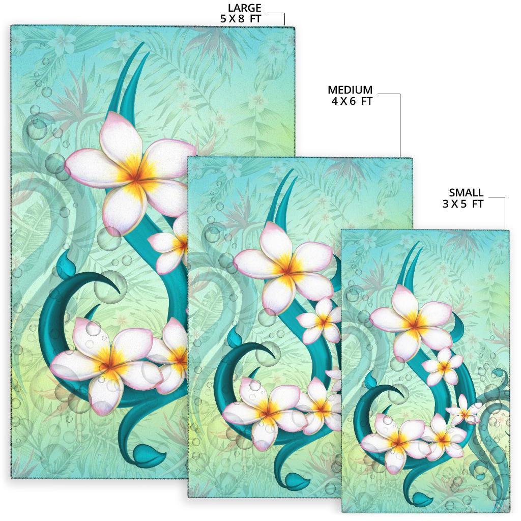 Hawaii Plumeria Area Rug - Polynesian Pride